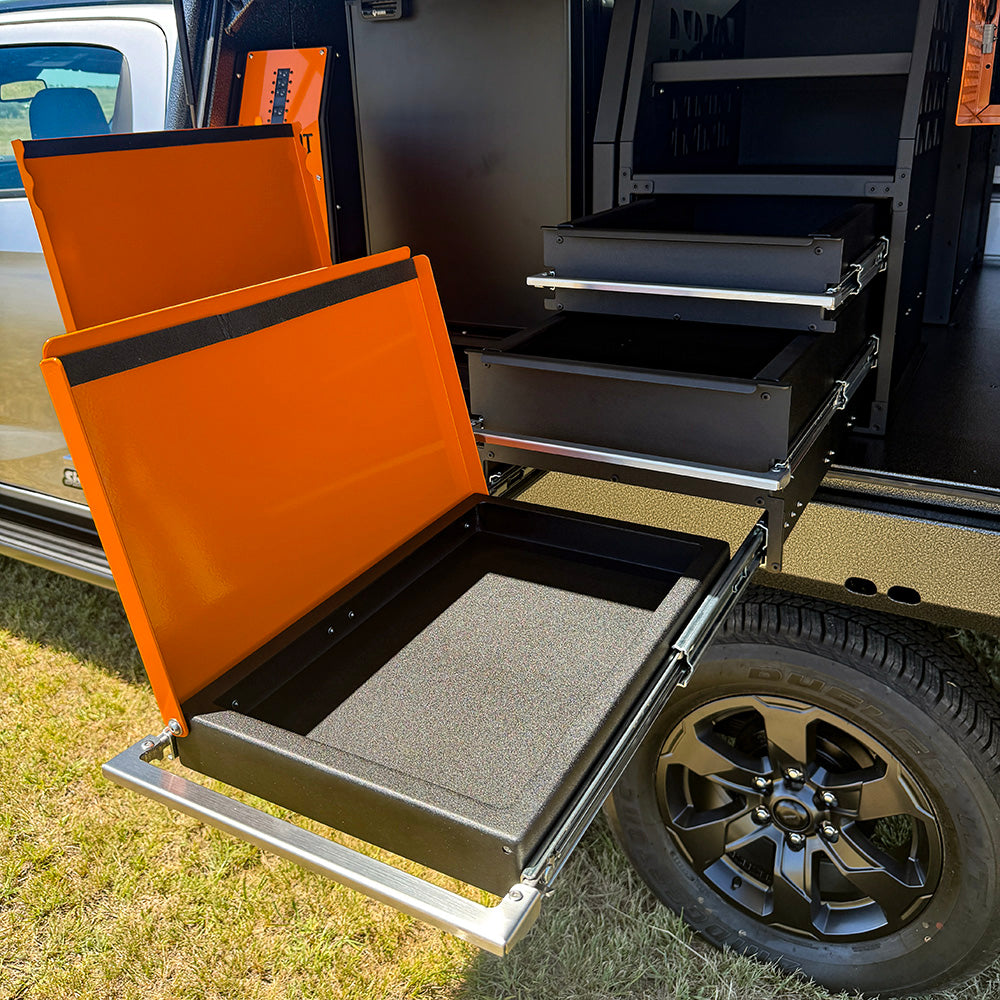 APX 4 Tier Bench, Drawer & Shelving Unit