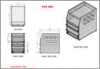 APX 4 Tier Bench, Drawer & Shelving Unit