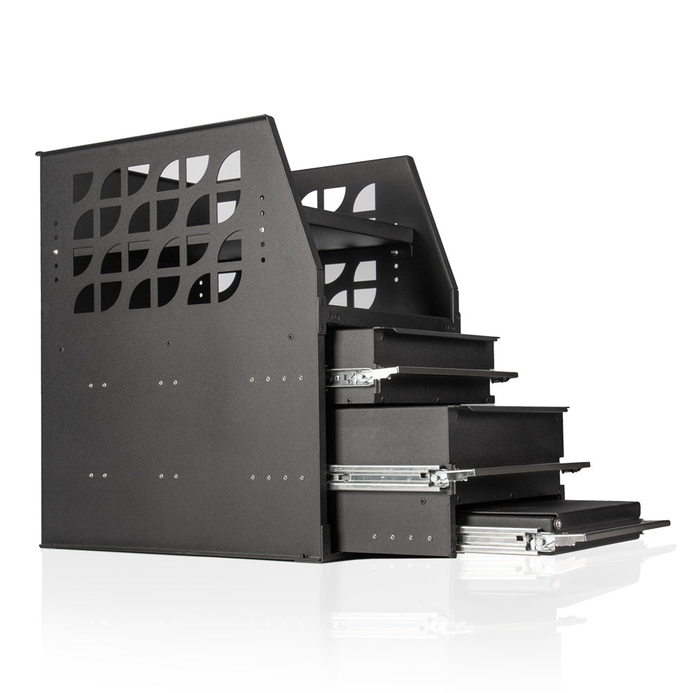 APX 4 Tier Bench, Drawer & Shelving Unit