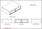 APX Twin Side by Side Canopy Internal Drawer Unit