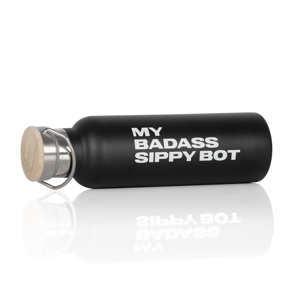 ArcPoint Industries 'Bad Ass Sippy Bot' Stainless Steel Drink Bottle