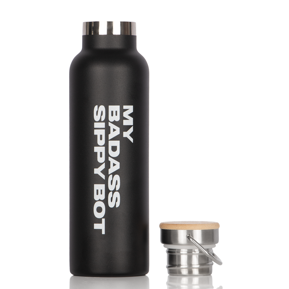 ArcPoint Industries 'Bad Ass Sippy Bot' Stainless Steel Drink Bottle