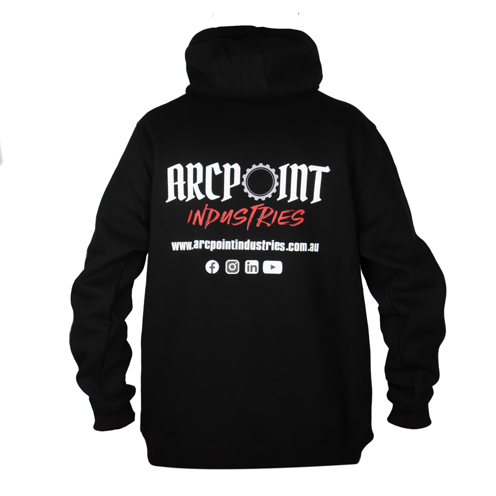 ArcPoint Industries Original Hoodie - Black & Red